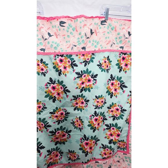 Matilda Jane Floral & Citrus  Double Sided Kids blanket/ Throw  38"x38" - Picture 4 of 13